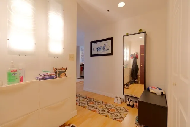 a room with a window