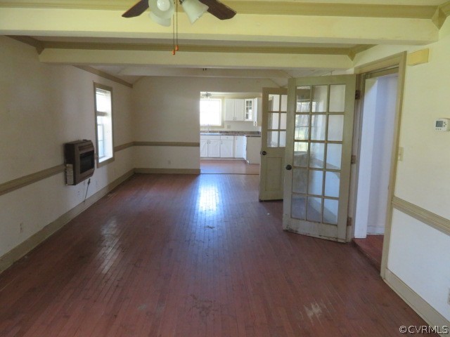 15212 Wilkinson Road Dinwiddie, VA 23841 - Photo 21 of 46 an empty room with wooden floor and windows
