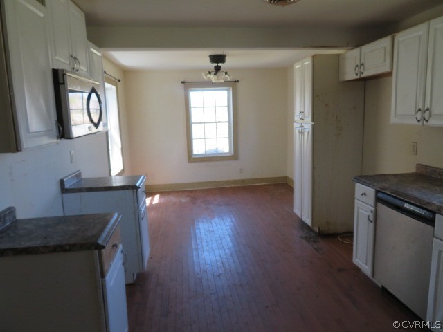 15212 Wilkinson Road Dinwiddie, VA 23841 - Photo 23 of 46 a view of kitchen and hall with wooden floor