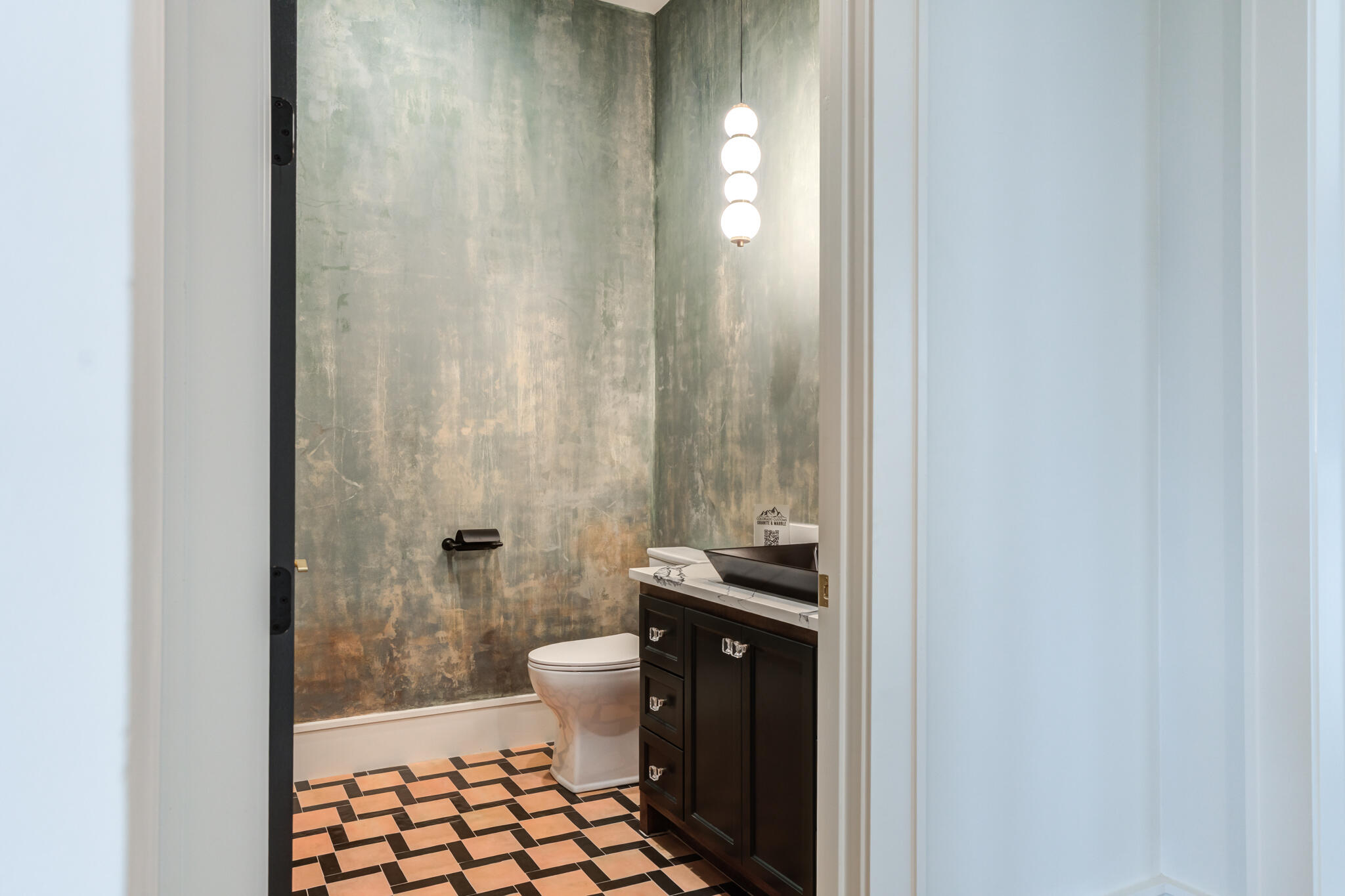 4510 Zadar Avenue Lubbock, TX 79407 - Photo 116 of 142 a bathroom with a granite countertop sink a toilet and shower