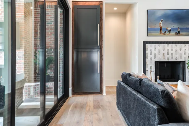 a stove top oven sitting inside of a kitchen