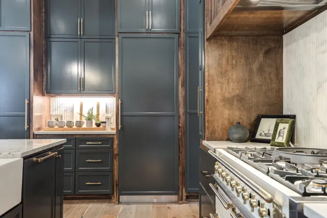 a room with storage and utility