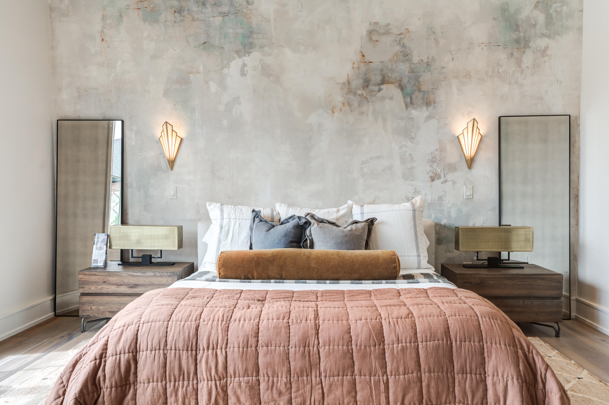 4510 Zadar Avenue Lubbock, TX 79407 - Photo 60 of 142 a bedroom with bed and a mirror