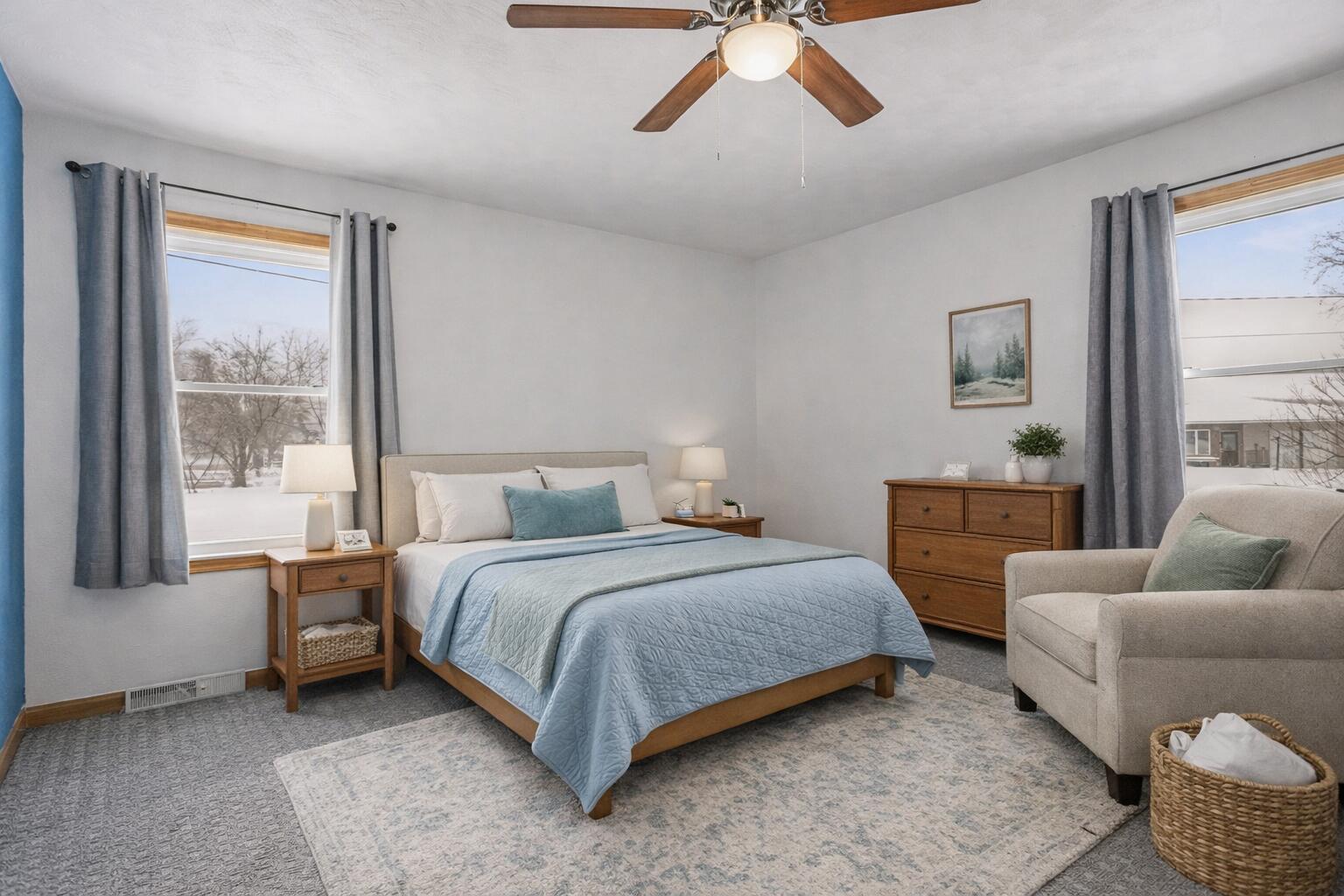 9567 Huntington Road Battle Creek, MI 49017 - Photo 15 of 22 VirtuallyStaged-Bedroom2