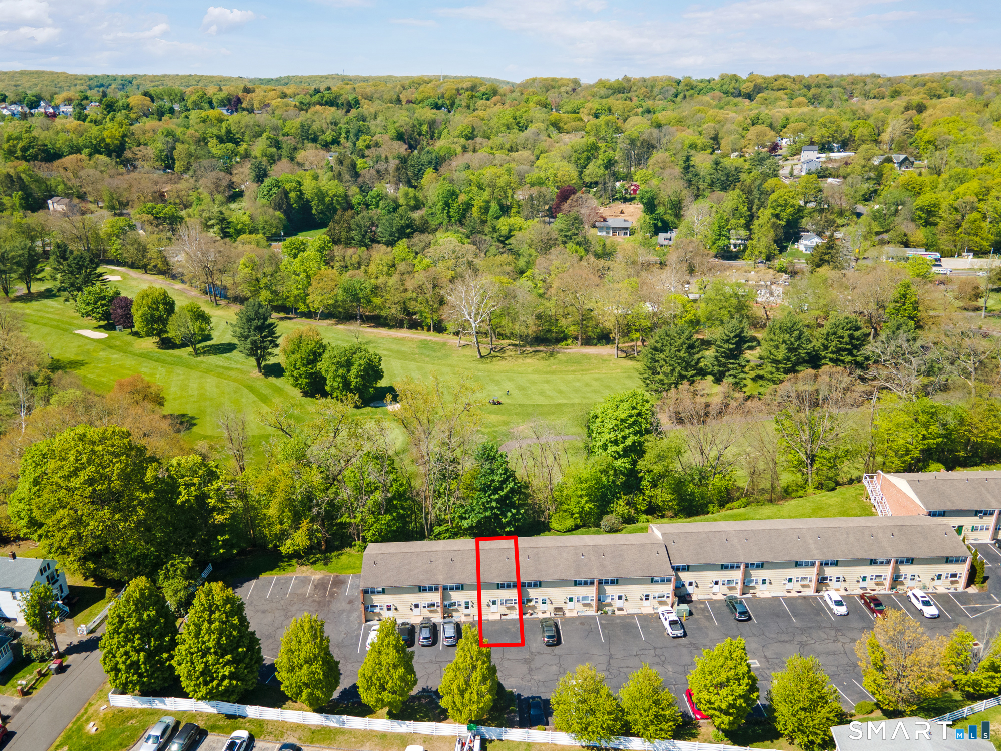 55 Porter Avenue, Unit 6E Naugatuck, CT 06770 - Photo 24 of 29 a view of a yard with an outdoor seating