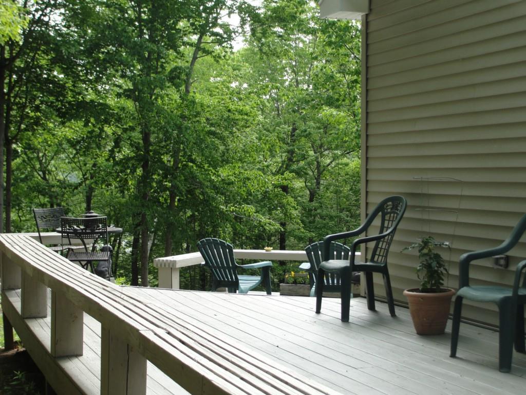 95 Harrison Heights Road Harrison, ME 04040 - Photo 33 of 33 Private deck runs along the left...