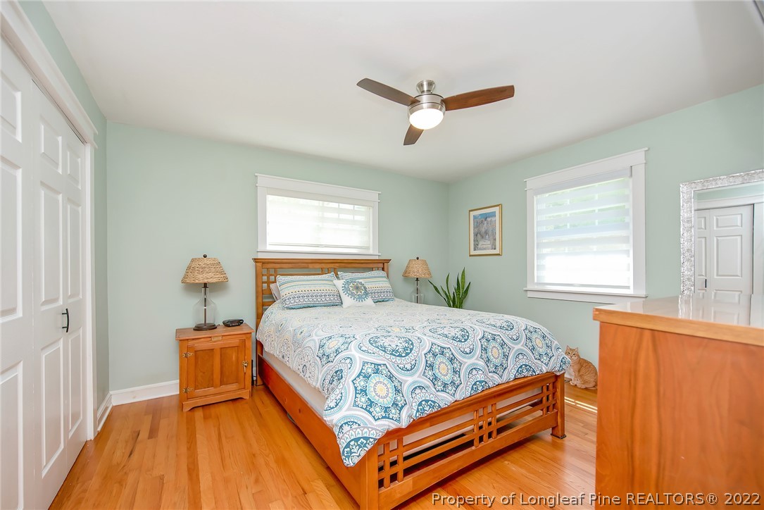 2611 Huntington Road Fayetteville, NC 28303 - Photo 22 of 33 a bedroom with a bed and a window