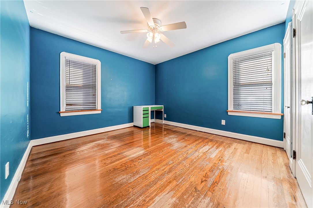 6711 Forest Avenue Parma, OH 44129 - Photo 19 of 33 Spare room with light wood-style flooring and ceiling fan