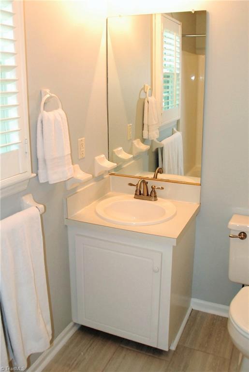 840 Laverton Lane Rural Hall, NC 27045 - Photo 15 of 17 Upper bath with new tile floor