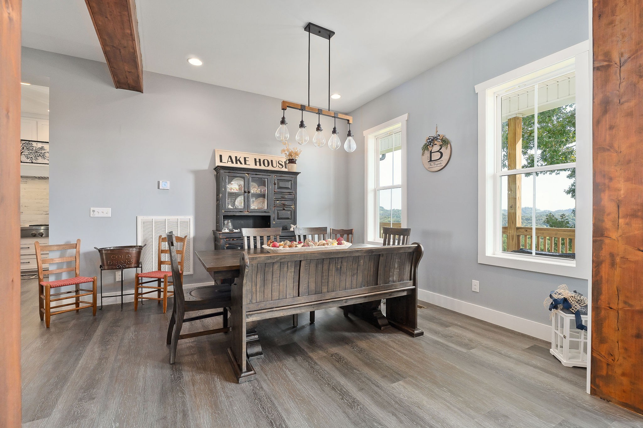881 Eagle Mountain Road Granville, TN 38564 - Photo 12 of 49 a view of dining room with furniture window and wooden floor