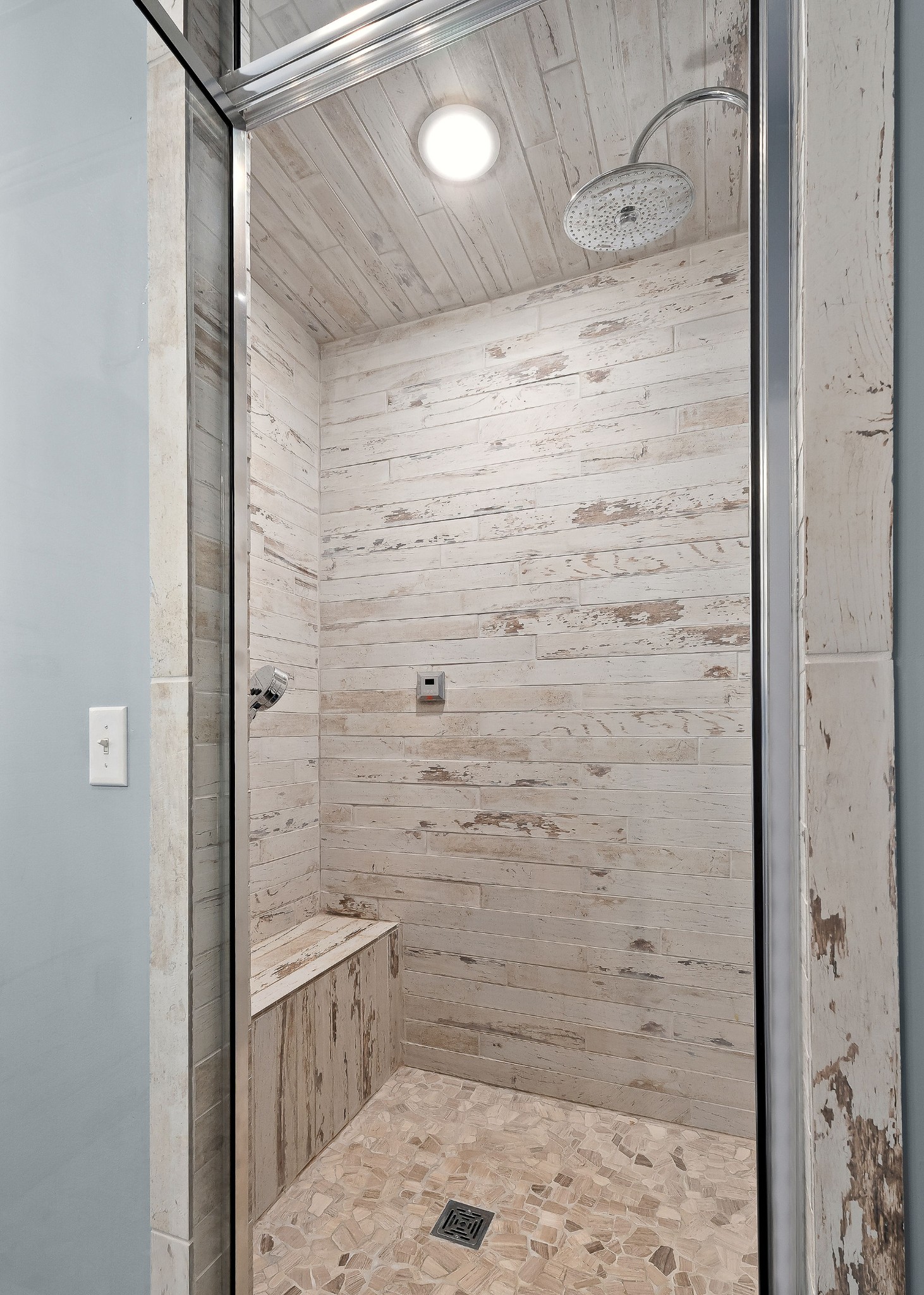 881 Eagle Mountain Road Granville, TN 38564 - Photo 25 of 49 a bathroom with a shower and a sink