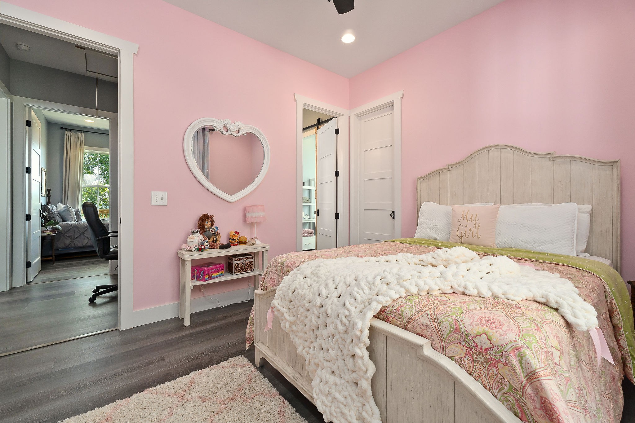 881 Eagle Mountain Road Granville, TN 38564 - Photo 32 of 49 a bedroom with a bed and a chandelier