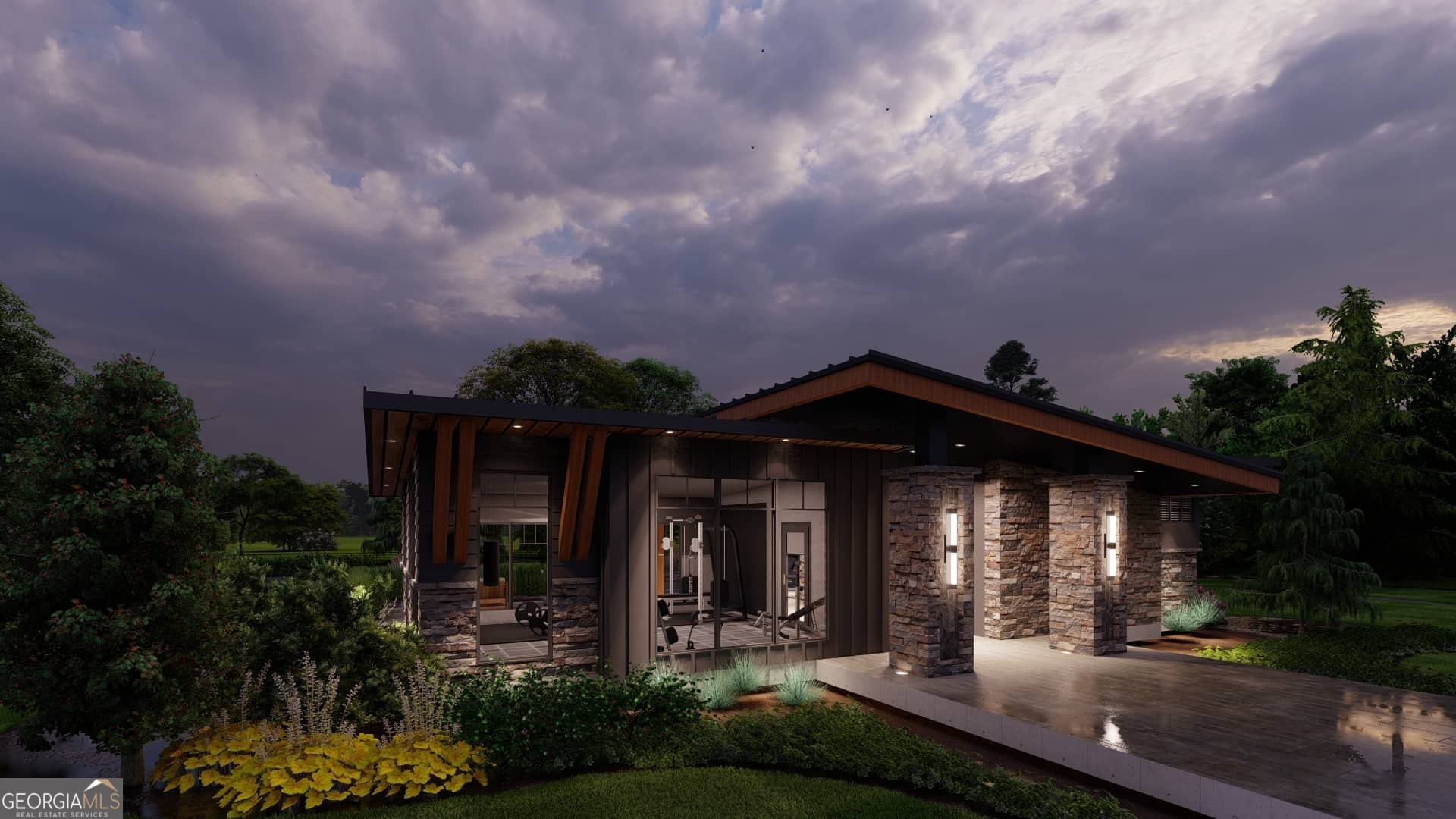 171 Split Creek Court Morganton, GA 30560 - Photo 13 of 18 a front view of a house with a yard