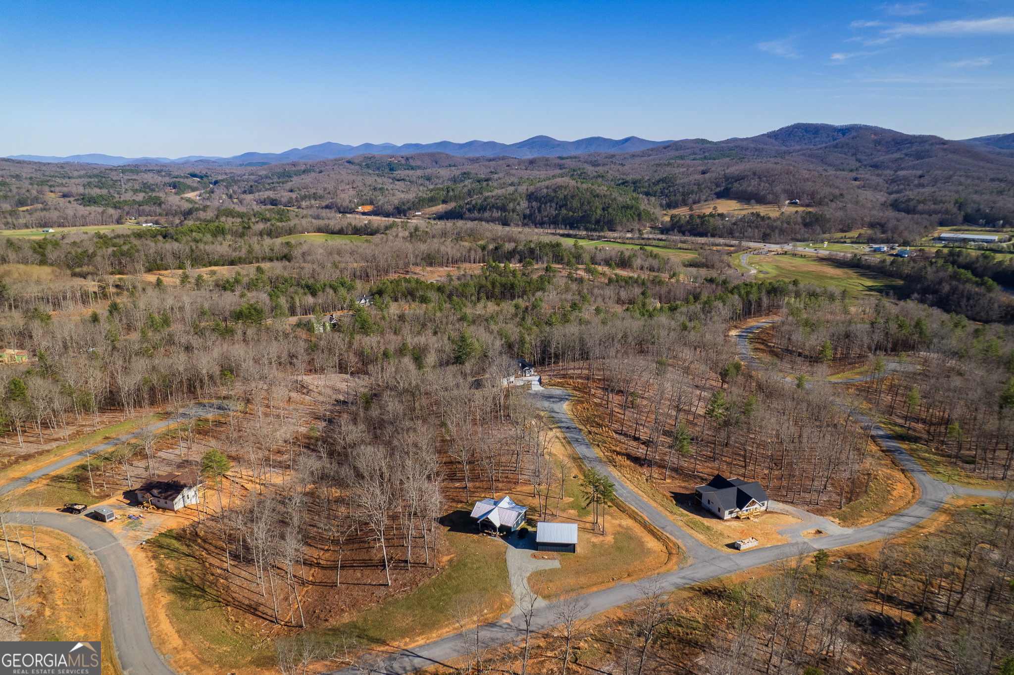 171 Split Creek Court Morganton, GA 30560 - Photo 2 of 18 an aerial view of residential house and sandy dunes