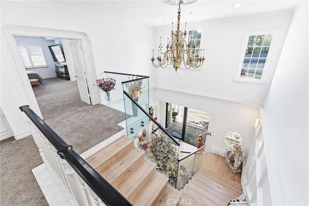 381 South Henning Way Anaheim, CA 92807 - Photo 26 of 55 a view of a livingroom with furniture stairs