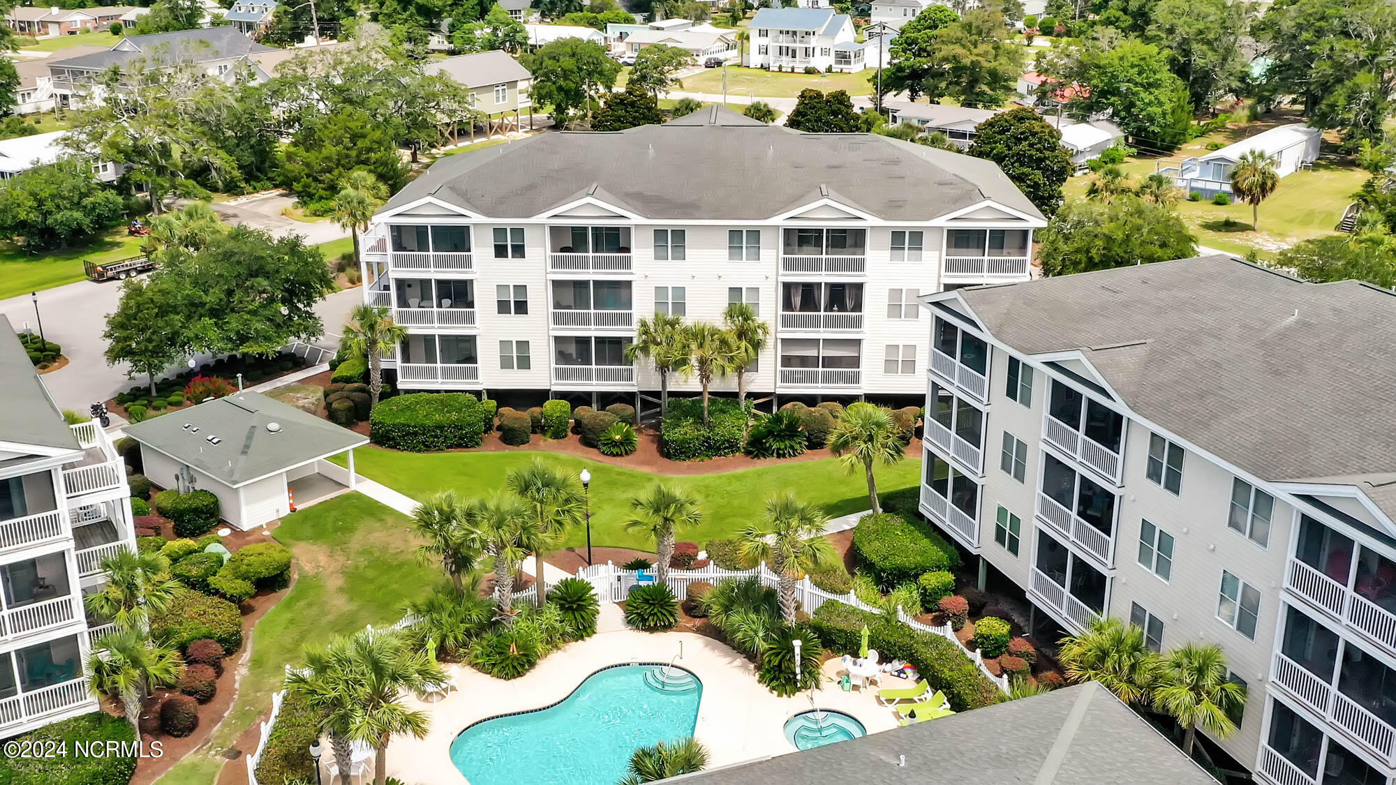 1135 Park Road Southwest, Unit 1103 Sunset Beach, NC 28468 - Photo 44 of 52 1135ParkRoadSWUnit1103Drone-3