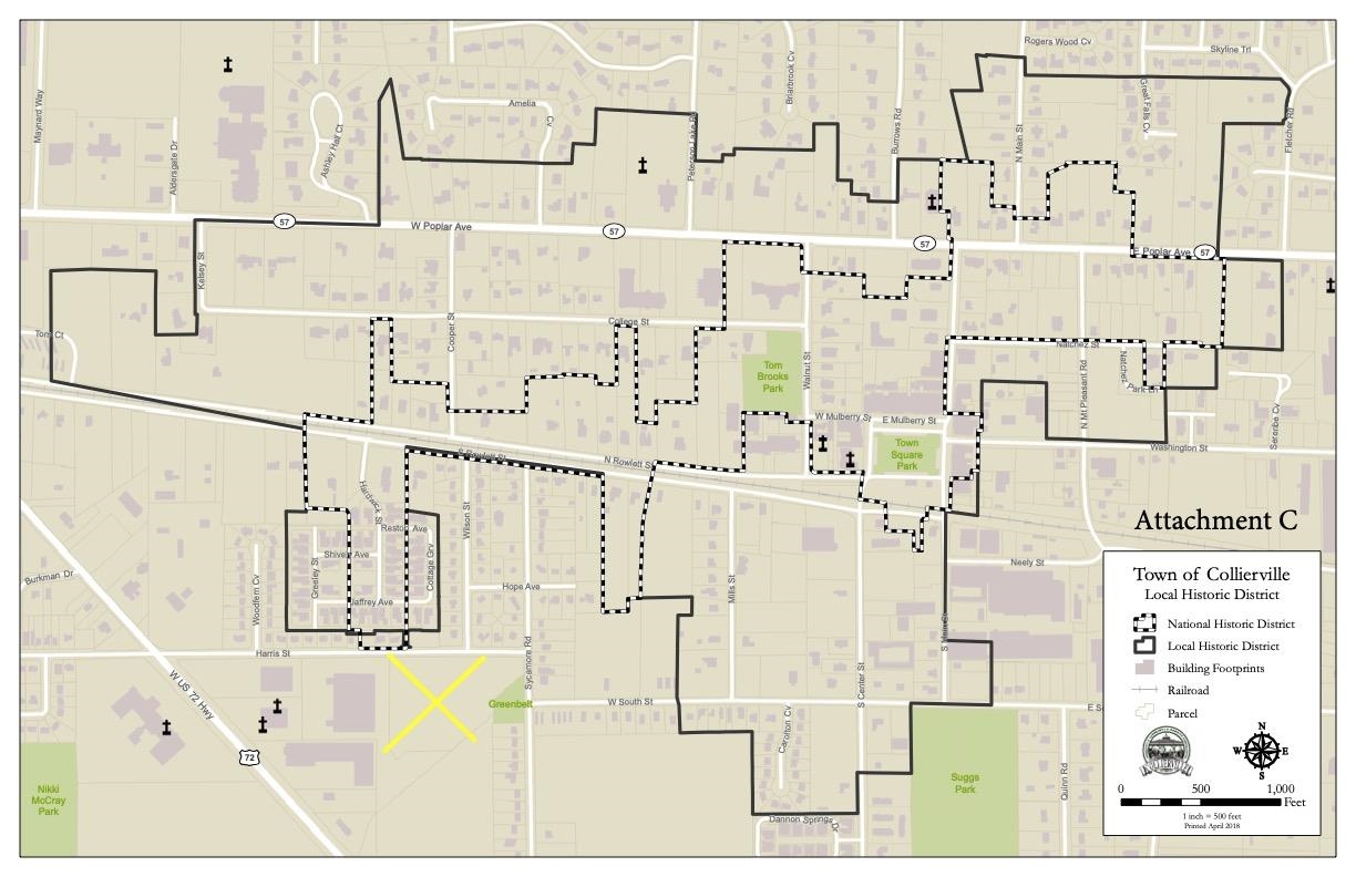 289 Harris Street Collierville, TN 38017 - Photo 4 of 4 Map / location of property area