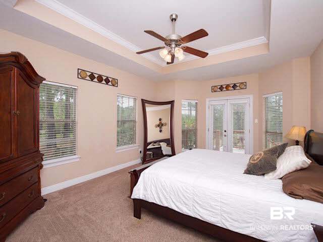 9380 Greenleaf Drive Daphne, AL 36527 - Photo 8 of 24 Master Suite with plenty of natural light, tray ceiling, a spacious bath, and private access to back deck!