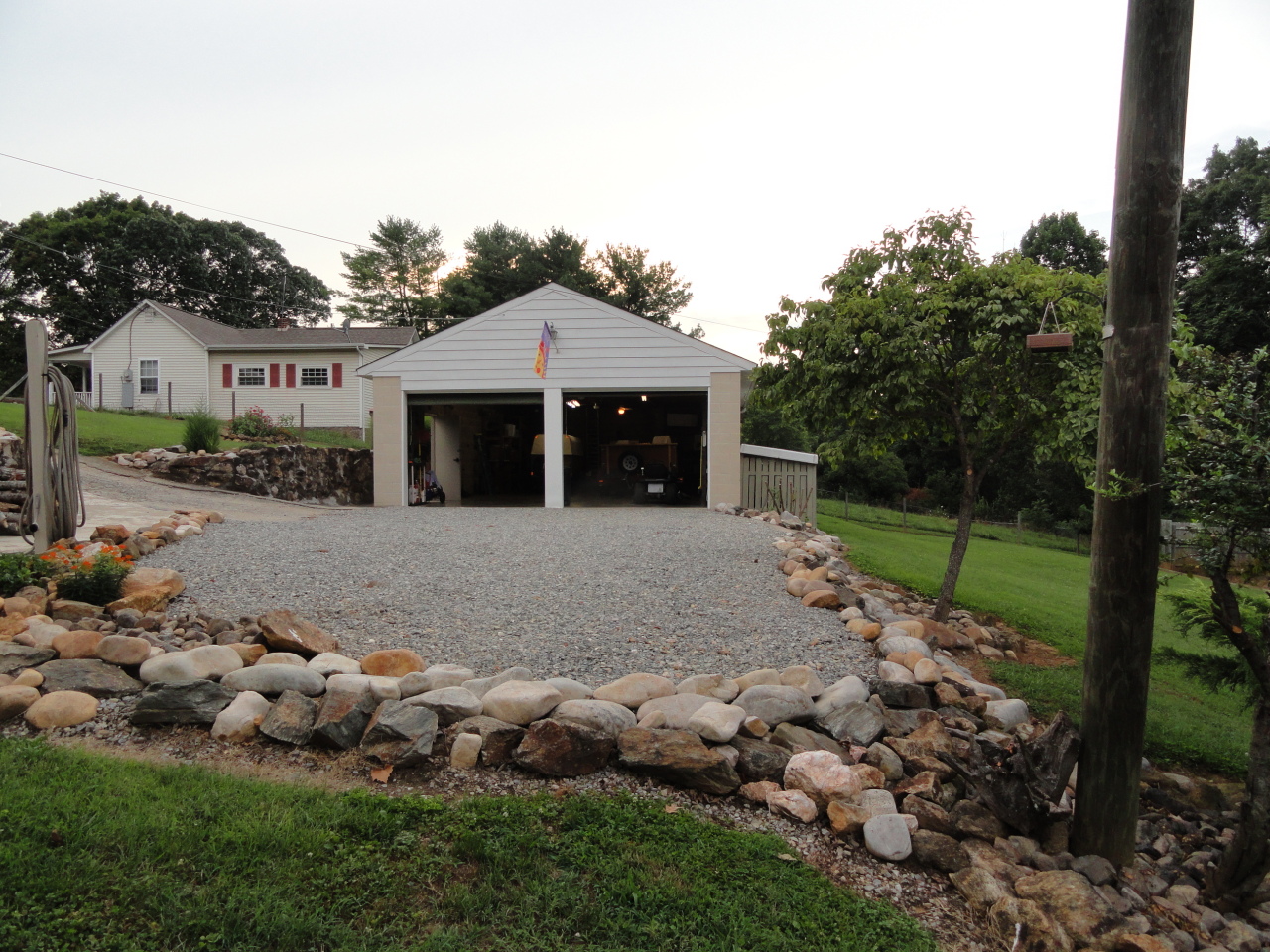 12948 Hardy Road Hardy, VA 24101 - Photo 34 of 37 Garage & Turn-around Area