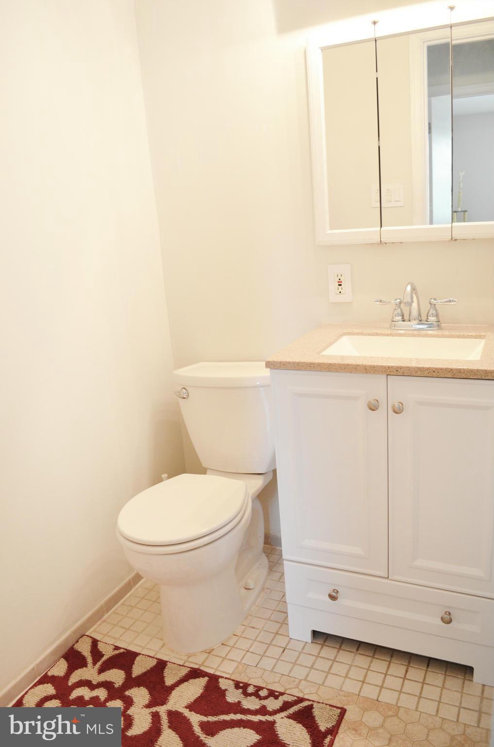 5534 Callander Drive Springfield, VA 22151 - Photo 14 of 20 a bathroom with a sink a toilet and vanity