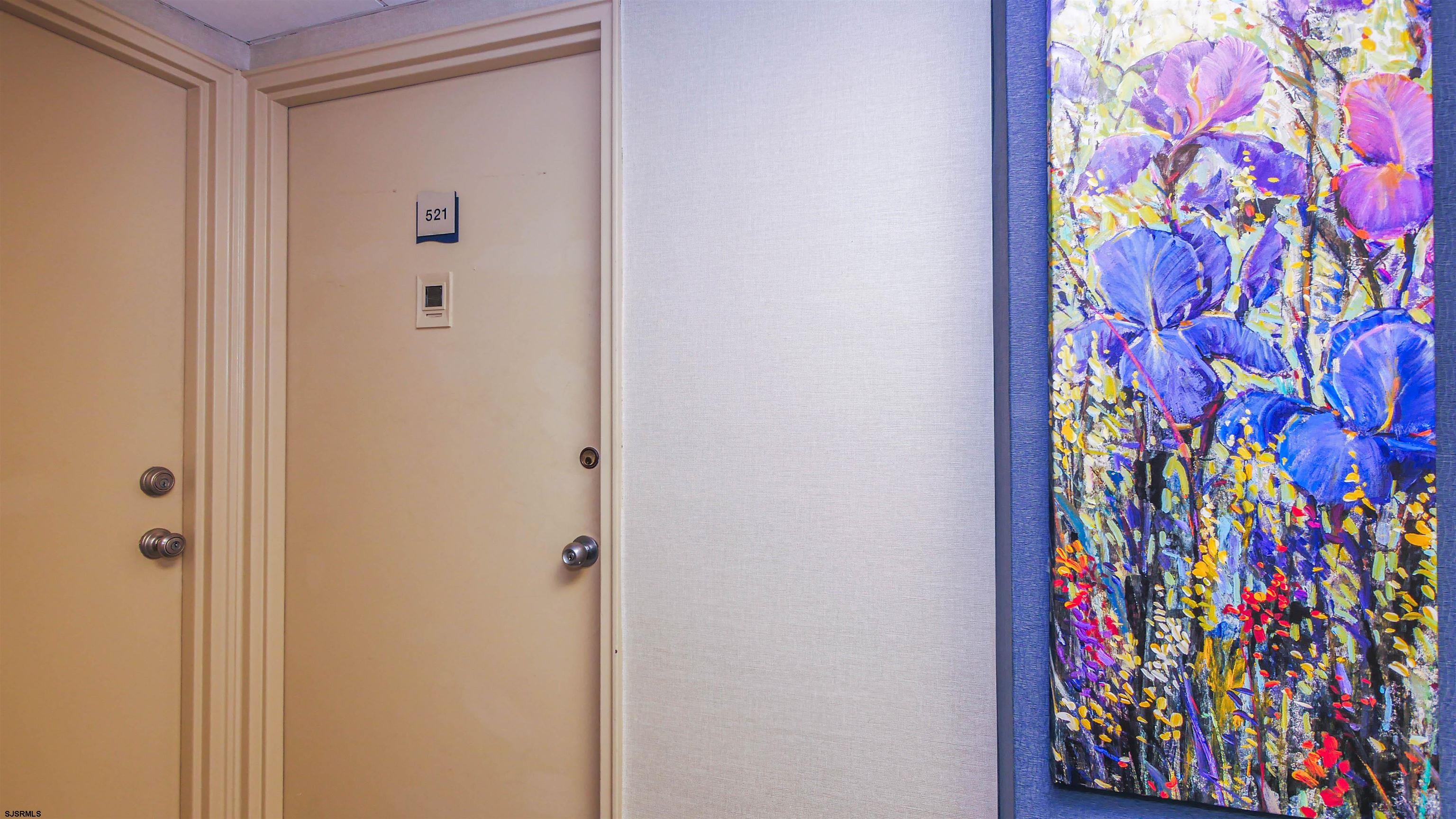 101 South Raleigh Avenue, Unit 521 Atlantic City, NJ 08401 - Photo 20 of 27 a room with a door and curtain