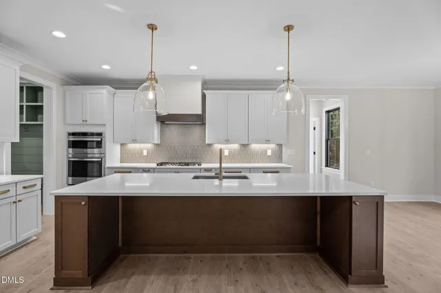 a close view of closet