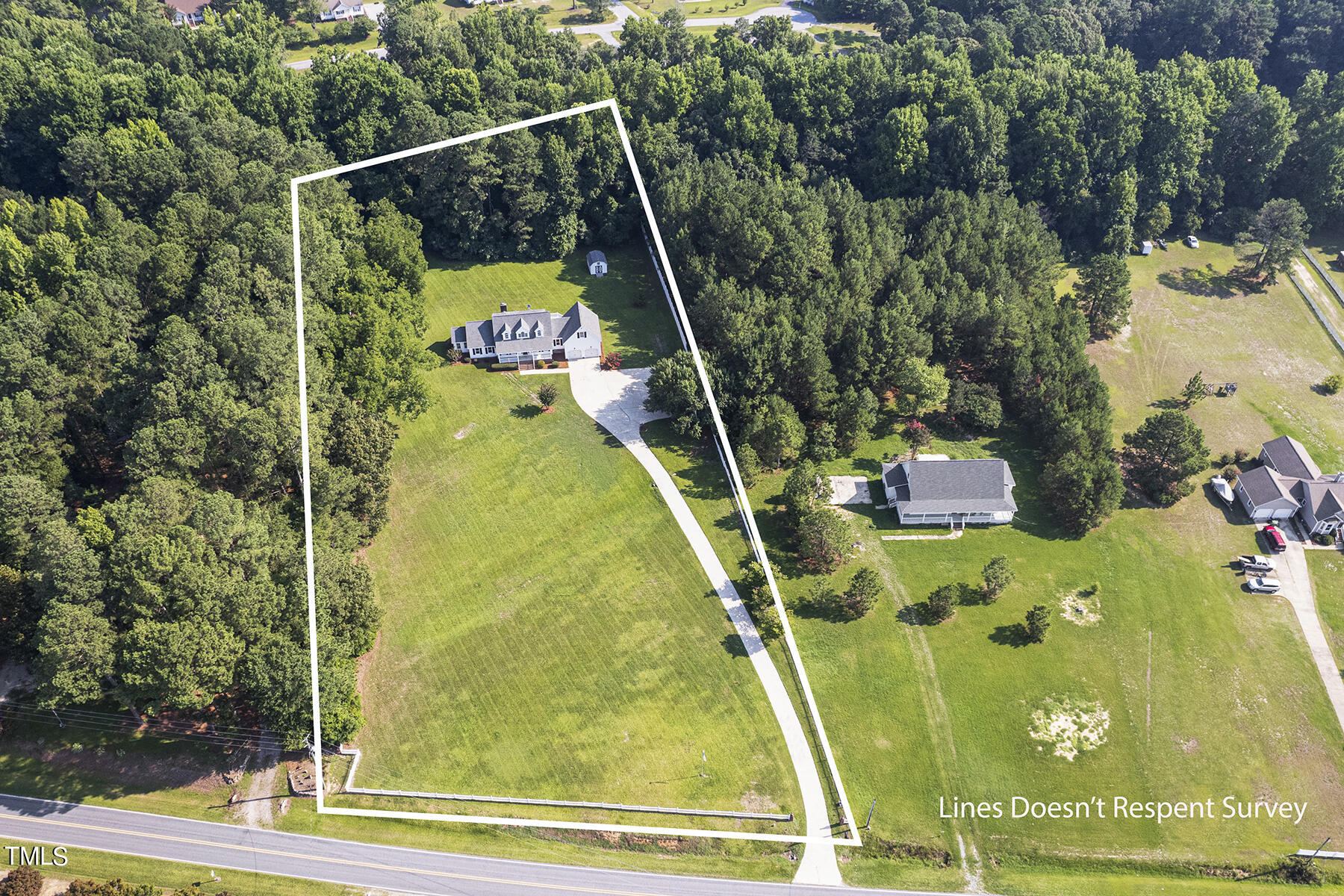 1226 Honeycutt Road Willow Spring, NC 27592 - Photo 34 of 36 1226 Honeycutt Dr-2 Lines