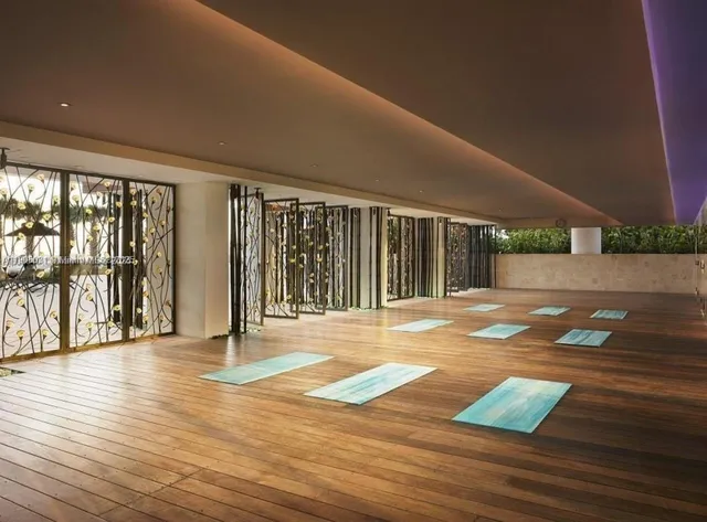 a view of a living room and dining room