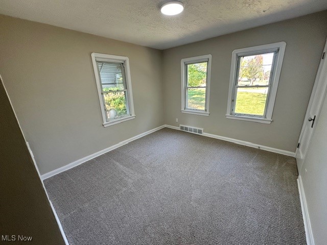 26203 Tryon Road Bedford, OH 44146 - Photo 8 of 18 Spare room featuring a textured ceiling and carpet flooring