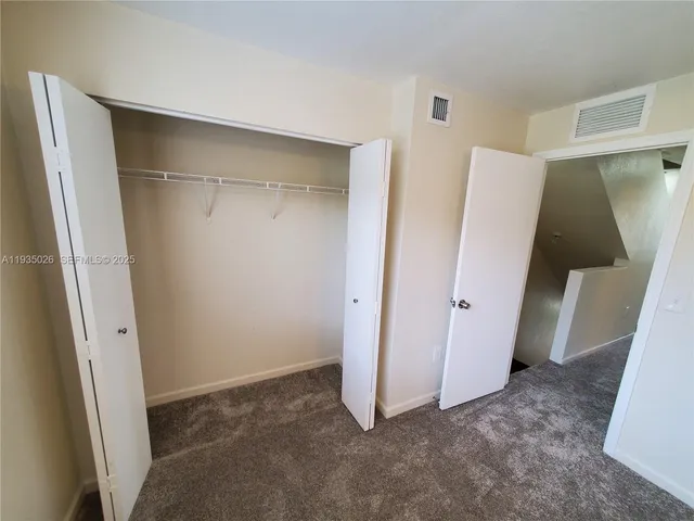 a view of closet area