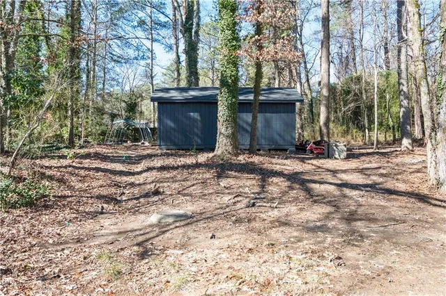 a view of outdoor space and yard
