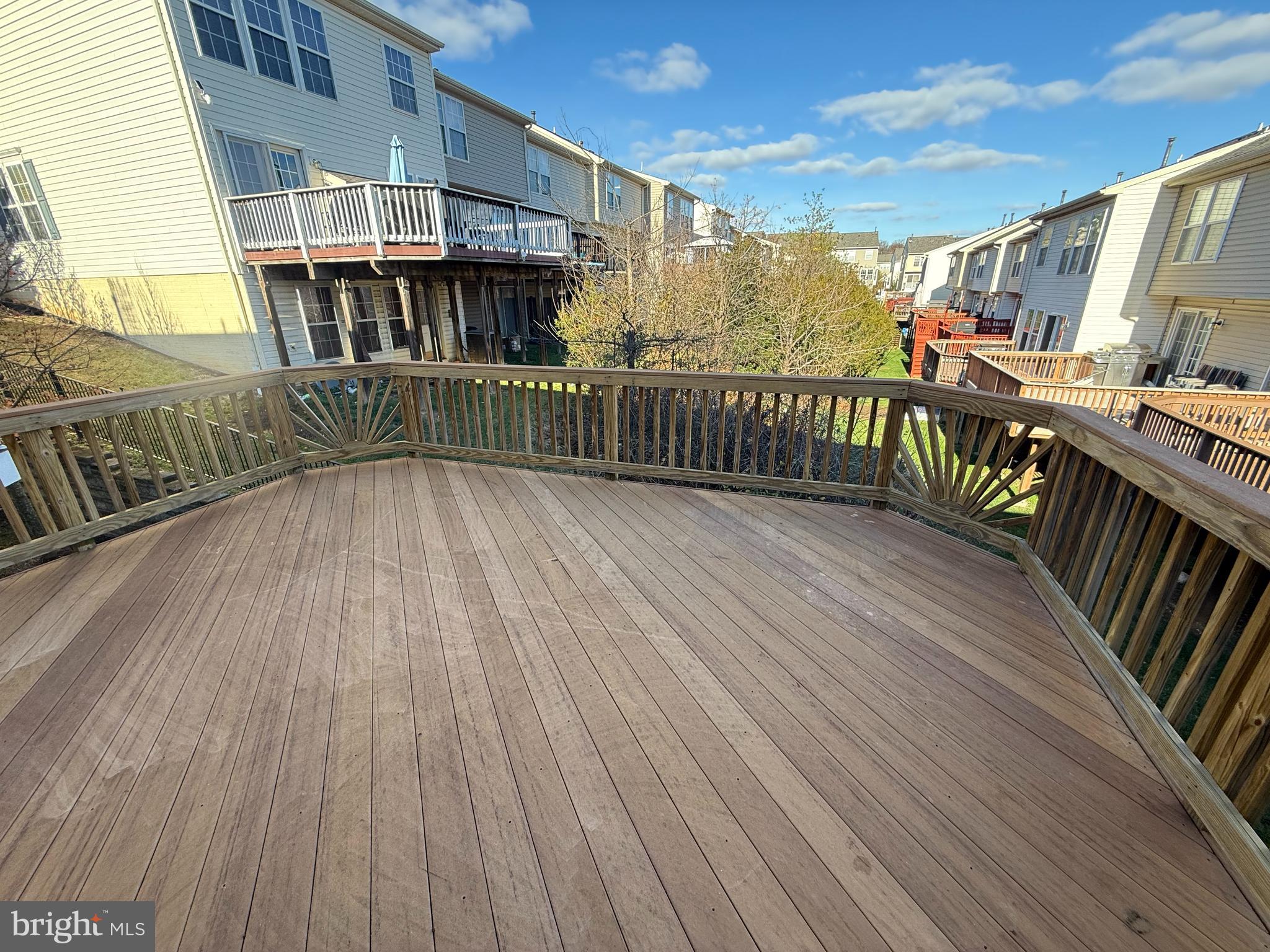 7088 Maiden Point Place, Unit 25 Elkridge, MD 21075 - Photo 15 of 16 a view of balcony with wooden floor