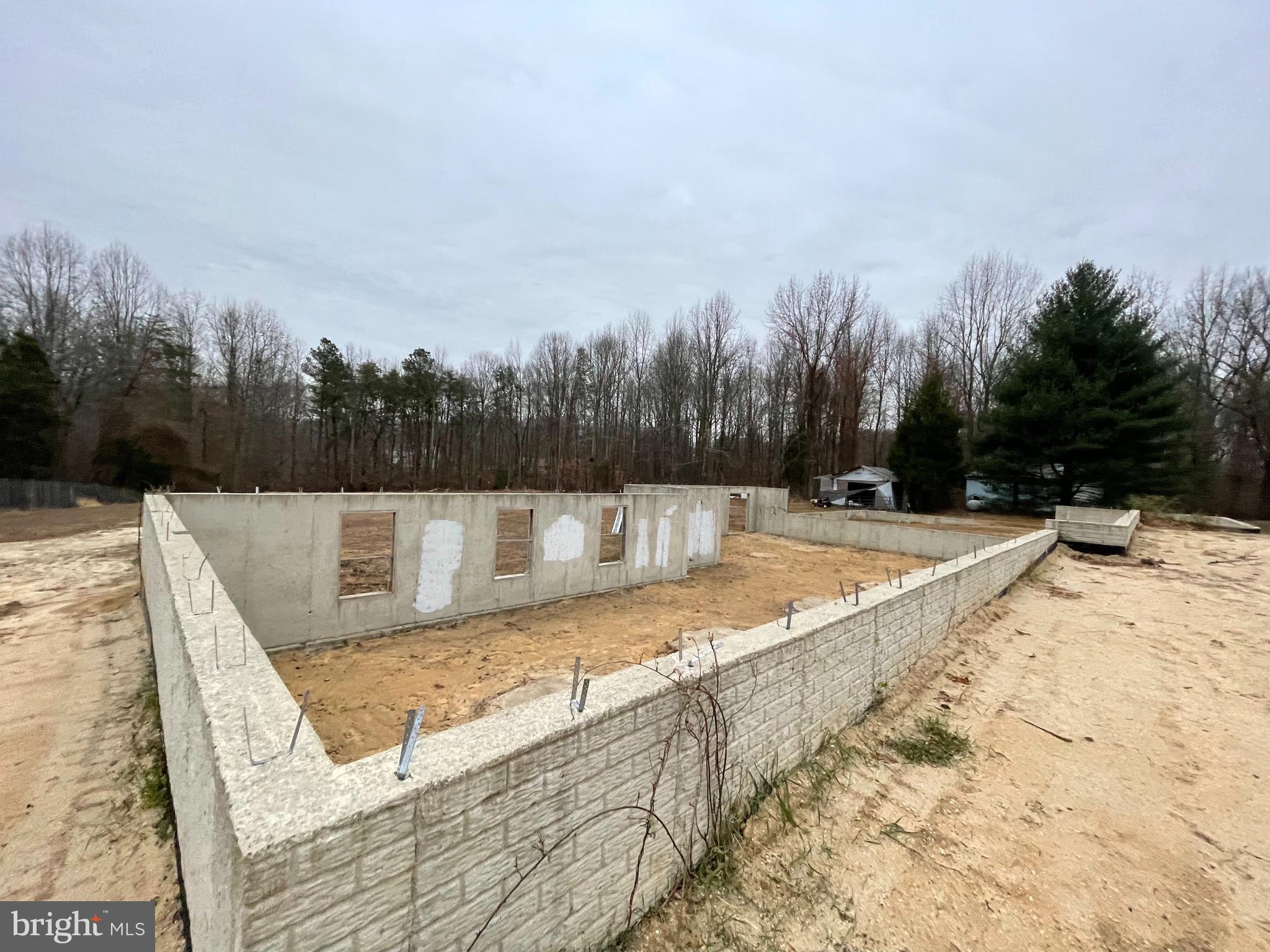 3875 Hunting Creek Road Huntingtown, MD 20639 - Photo 4 of 15 Foundation is already in!
