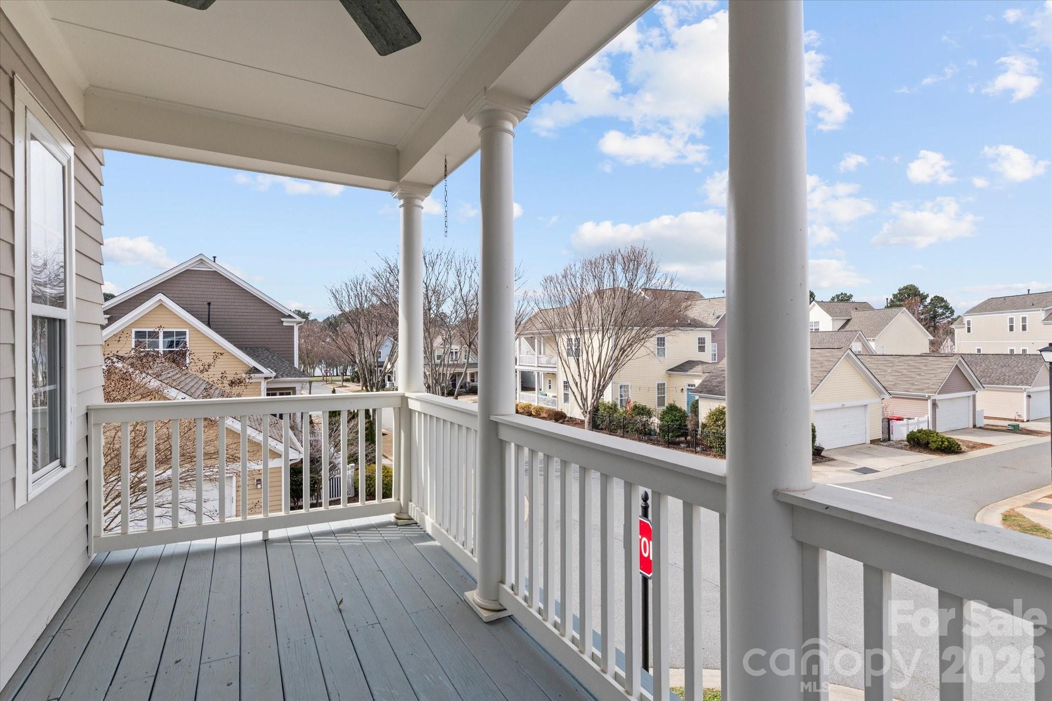 301 Bridges Farm Road Mooresville, NC 28115 - Photo 26 of 46 a view of a balcony with wooden floor