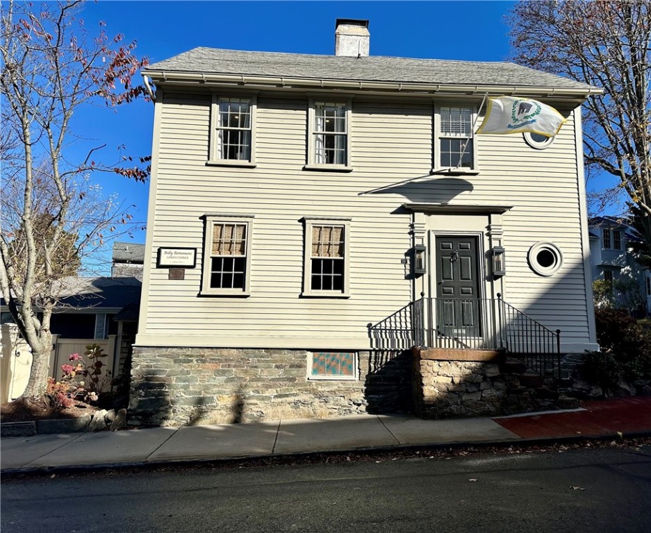 70 Mill Street Newport, RI 02840 - Photo 2 of 50 Located on a sunny corner this circa 1750 Federal Home was once owned by Billy Bottomore and Michele Corne. Many original details, including wide plank wide pine flooring remain.