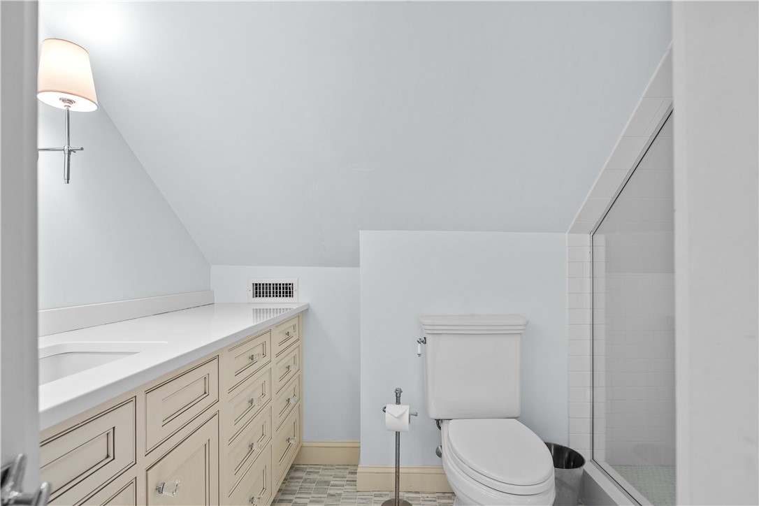 70 Mill Street Newport, RI 02840 - Photo 42 of 50 Third floor suite full bathroom with large vanity and shower.