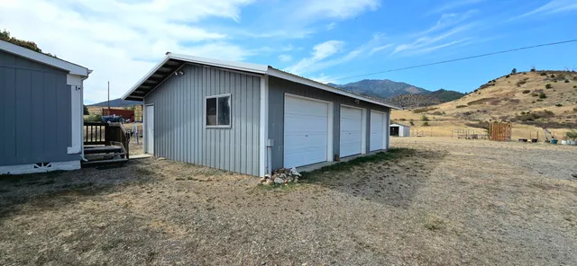 a backyard of a house