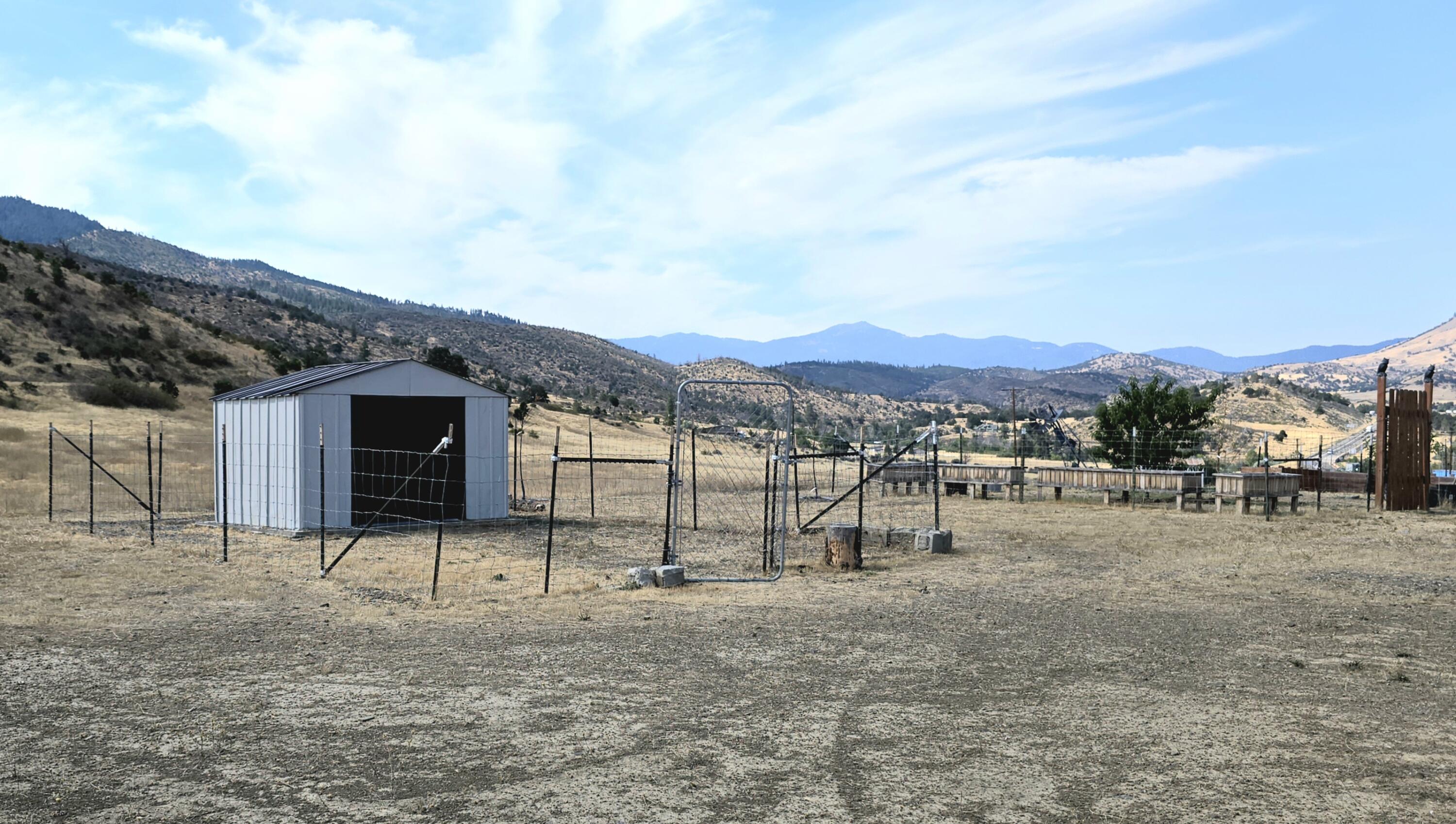 16617 Cottonwood Creek Road Hornbrook, CA 96044 - Photo 41 of 43 a view of a barn in the middle of a yard