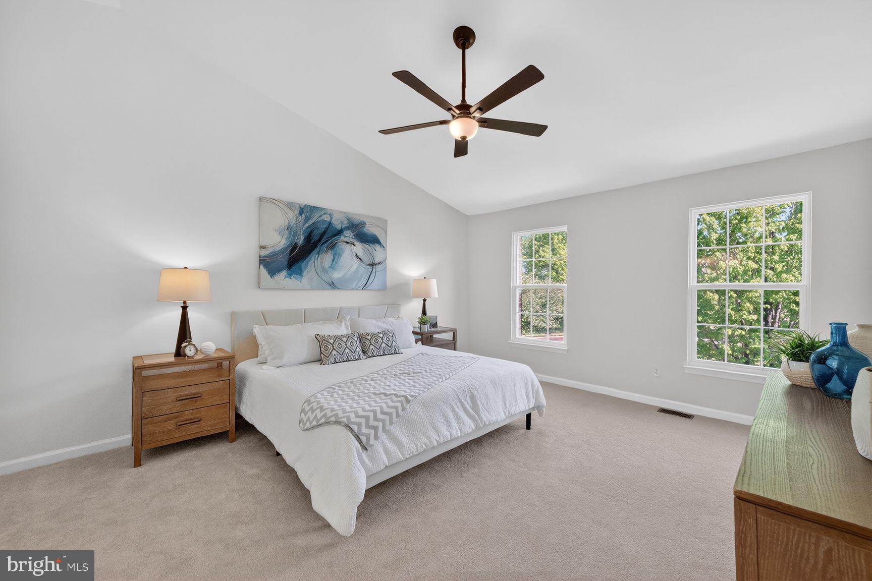 2339 Colts Brook Drive Reston, VA 20191 - Photo 25 of 51 a bedroom with a bed and a large window