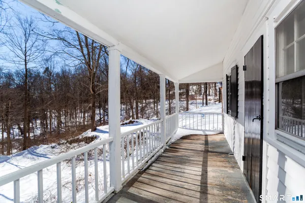 a view of a house with a porch