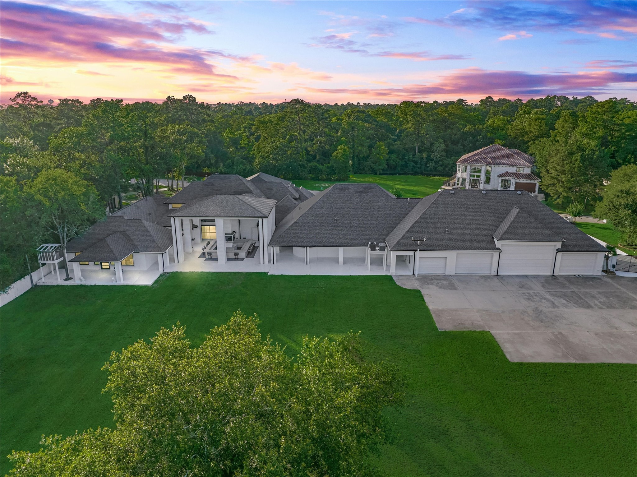 1907 Woerner Road Houston, TX 77090 - Photo 49 of 50 Aerial views really demonstrate the grandeur of this luxury estate- style home.