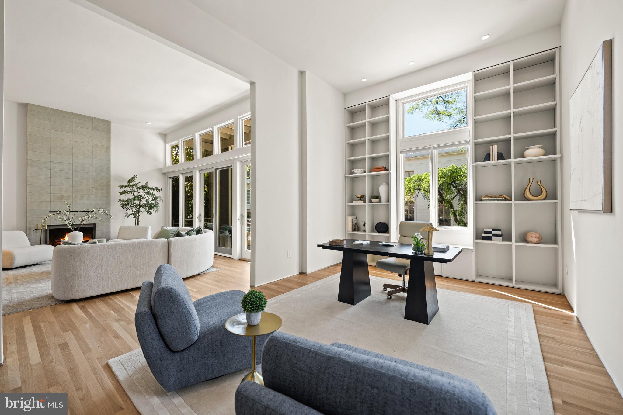 2319 Bancroft Place Northwest Washington, DC 20008 - Photo 12 of 37 a living room with furniture and a table