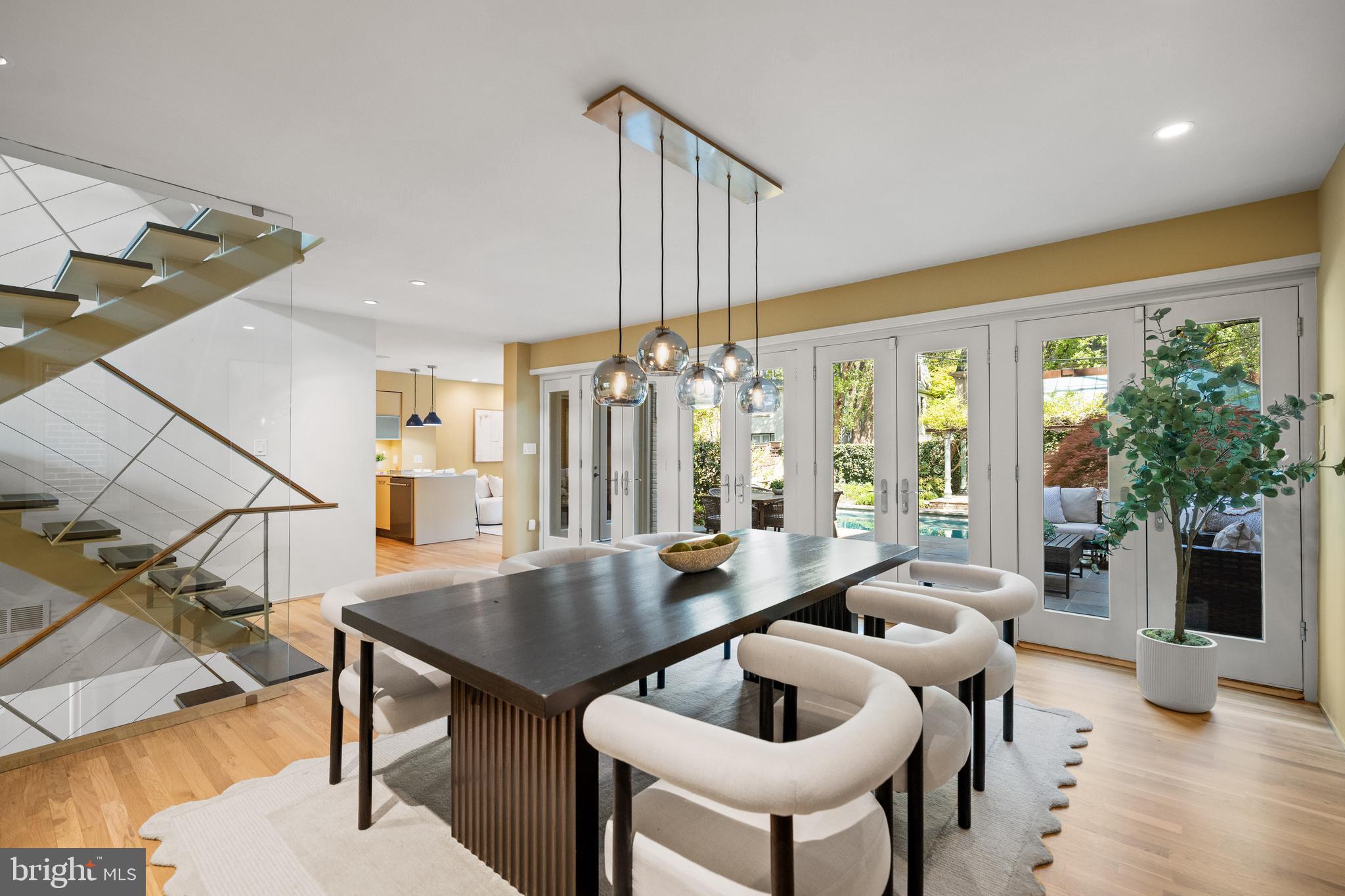 2319 Bancroft Place Northwest Washington, DC 20008 - Photo 5 of 37 a view of a dining room with furniture window and wooden floor