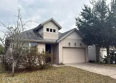 a view of house and garden