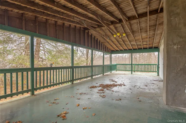 a view of a shaded area in a room