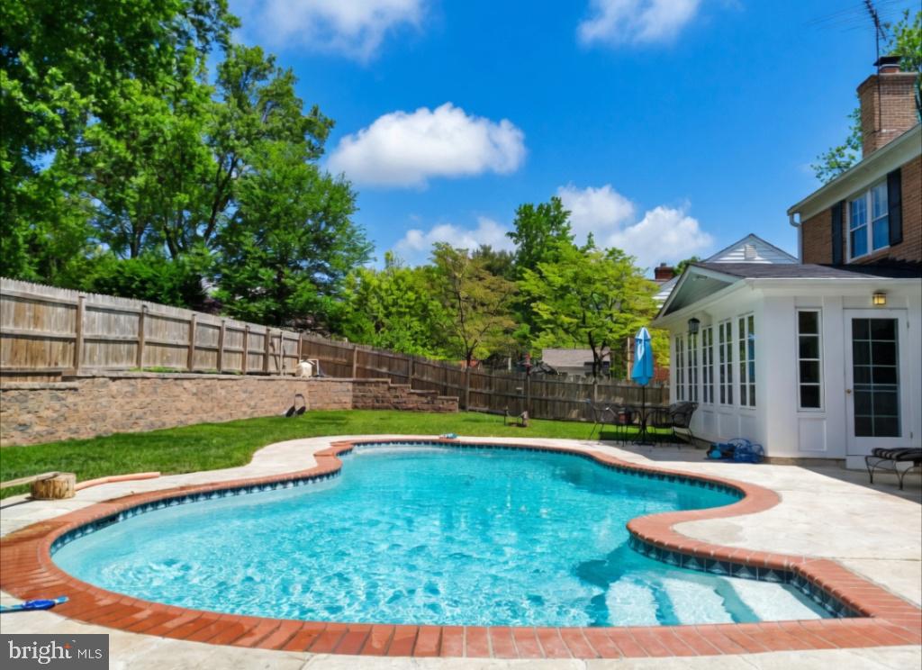 1006 Kimberwicke Road McLean, VA 22102 - Photo 35 of 38 Backyard - Summertime Swimming Pool Area