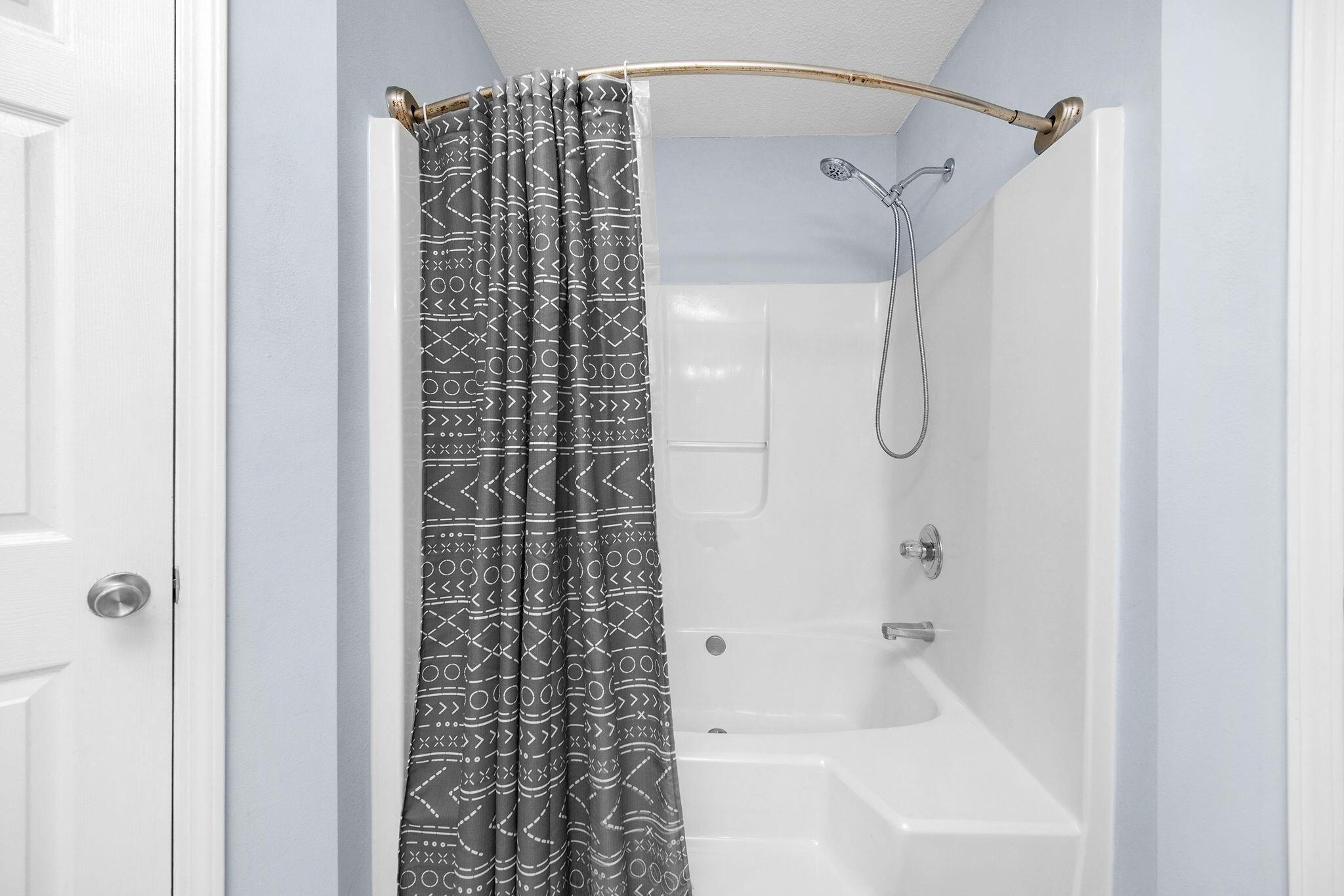 404 Bobby Drive Crestview, FL 32536 - Photo 27 of 30 a bathroom with a shower and a glass door