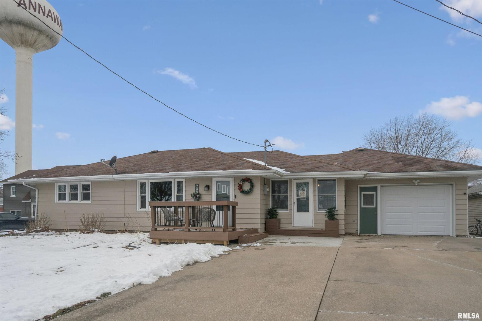208 North Depot Street Annawan, IL 61234 - Photo 1 of 25 front view of a house with a outdoor space