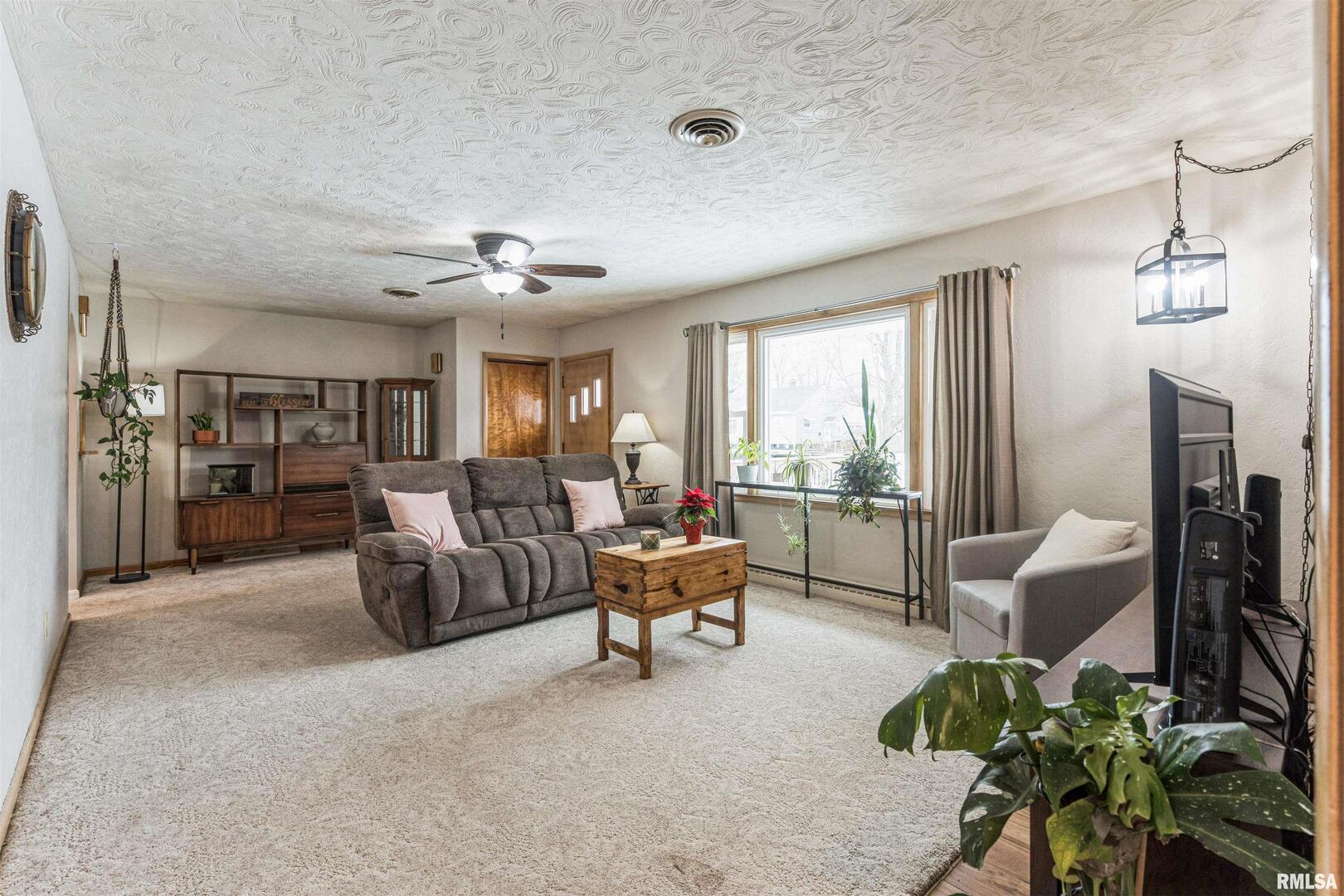 208 North Depot Street Annawan, IL 61234 - Photo 4 of 25 a living room with furniture potted plant and a chandelier