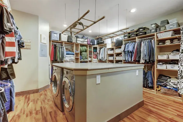 a view of backyard space and tree